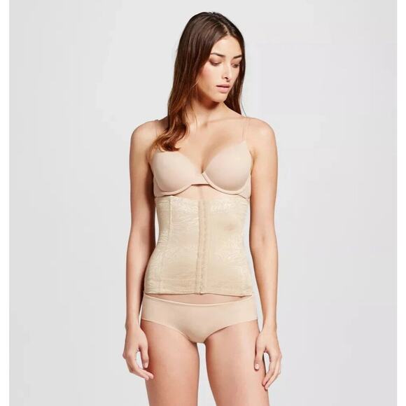 Maidenform Self Expressions Women's Firm Control Waist Cincher - Beige Size XL - Picture 1 of 2